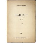 NIZYÑSKI Marjan - Szkice poeyzj. Volume II. Cracow [1931]. Zakł. Art. Litogr. A. Pruszyński. 8, pp. [3]-33, [2], tabl....