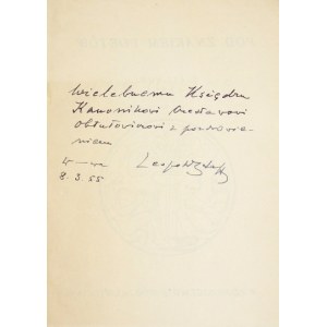 L. STAFF – Ucho igielne. 1928. Z dedykacją autora.