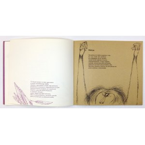SZYMBORSKA Wisława - Tarsius and other poems. Graphic design by Barbara Gawdzik-Brzozowska. Warsaw 1976; KAW. 8, s....