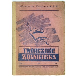 Soldier's TALK. [Varšava], VII 1946. Wyd. Wydz. Agitacji i Propagandy Z.P.W.K.B.W. 8, s. 38.....