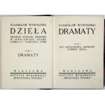 WYSPIAŃSKI Stanisław - Works. First collective edition compiled by. Adam Chmiel and Tadeusz Sinka. T. 1-5....