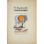 MAJAKOWSKI W[łodzimierz] - Poems for children. Illustrated by Andrzej Jurkiewicz. Warsaw 1956, Nasza Księgarnia. 4, s....