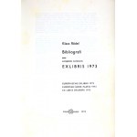 RÖDEL Klaus - Bibliografi over europaeiske kunstneres exlibris 1973 [...]. Europäische Buchtafeln 1973 [...]....