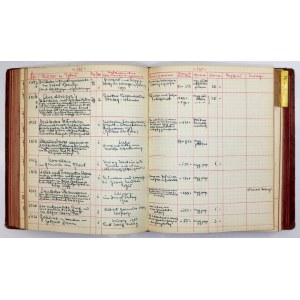 Manuscript inventory of private book collection from 1930s to 1950s.