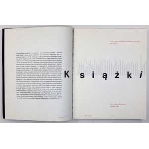 RYPSON Piotr - Books, pages. Polish avant-garde and art books 1919-1992....