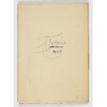 [PROSPECT knihy Honeycomb od J. A. Teslara]. Master Samuel Typographer's message to the friends of the beautiful book, to the lovers of the...