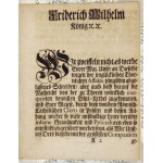 [Torun TUMULT]. Anderweitiges Schreiben Seiner Königl. Majestät in Preussen &amp;c. &amp;c....