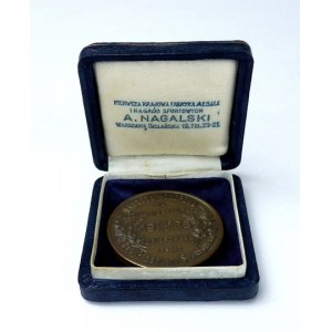 Medaila z prvého ročníka Tour de Pologne. A. Nagalski. 1928.