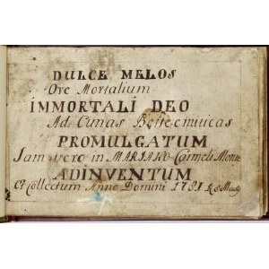 Eighteenth-century Polish songbook with additions from the 19th century and the martial law.