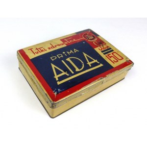 AIDA. [Factory of Cigarette Papers and Cigarette Tuts Sp. z o.o. Lviv]. Prima Aida health trumpets....