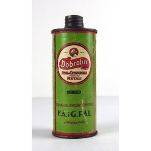 PAL F. A. and G. Chemical Processing Factory in Warsaw. Dobrolin. Paste for cleaning all metals.