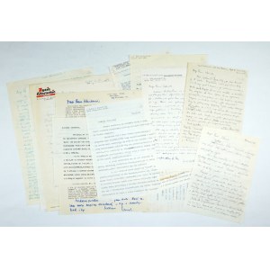 (ELEKTOROWICZ Leszek). Sammlung von 24 Briefen (14 handschriftlich, 10 maschinenschriftlich) von Leszek Elektorowicz an Zdzisław Najder....
