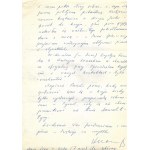 (MARIANOWICZ Antoni). Handschriftlicher Brief von Antoni Marianowicz an Zdzisław Najder, in dem er seine Eindrücke von seinem Aufenthalt in den USA beschreibt,...
