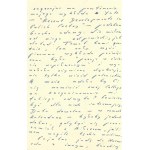[SITO Jerzy Stanisław]. Dva ručně psané dopisy Jerzyho S. Sita Zdzislawu Najderovi,...