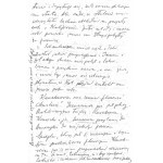 [STRYJKOWSKI Julian]. Four manuscript letters from Julian Stryjkowski to Zdzislaw Najder concerning mainly matters of tłu...