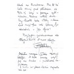 [TATARKIEWICZ Władysław]. Two manuscript letters and one typewritten postcard by Wladyslaw Tatarkiewicz to Zdzi...
