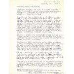 [ZAKRZEWSKI Bogusław]. Dva strojopisné dopisy polského velvyslance v Thajsku Zdzisławu Najderovi týkající se pobytu Co...