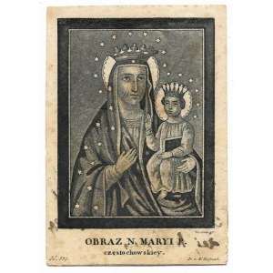 OBRAZ N. Mary P. częstochowskiey. [ne po roce 1850].