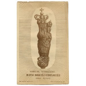 Eine ECHTE Darstellung der Muttergottes von Gidel, die auf wundersame Weise berühmt wurde. (ca. 1870?)