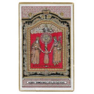 IMAGE of the miraculous image of St. Joseph in the collegiate church of Kalisz. 1896.