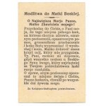 CUDOWNY obraz NMP w Pszowie. [ca 1910?].