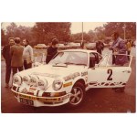 [Automobile SPORT - Sobieslaw Zasada at the 34th Rally of Poland congratulating the winners - situational photographs]....