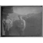 [Polnische LEGIONEN - Schlachten und Alltag - Situationsfotos]. [1915/1916]. Satz von 14 Glasplatten form....