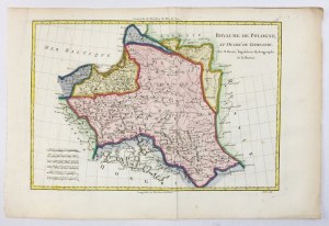 Mapa Polski R. Bonne z 1787 r.