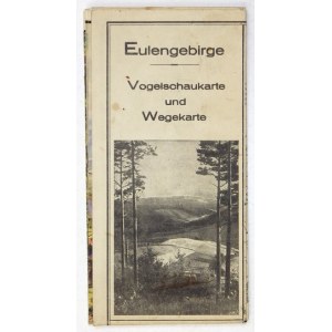 SUDETY. Panorama: Waldenburger Bergland und Eulengebirge von 1937.