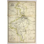 [ŚLĄSK]. Orjentational map of automobile roads of the Silesian Province. Two-color map form. 44,7x29,...