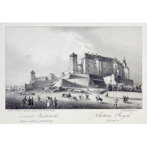 [KRAKOW]. Royal Castle from the [!] east-south side. Cháteau Royal coté sud-est. Lithograph form. 11,...