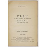 [LVIV]. Horbaya Orientierungsplan von Groß-Lwiw. Farbige Planform. 44,5x63 cm.