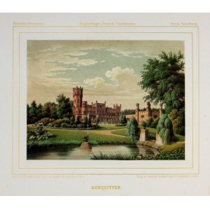 [SORQUITES]. Sorquitten. Provinz Preussen, Regierungs-Bezirk Gumbinnen, Kreis Sensburg. Color lithograph form....