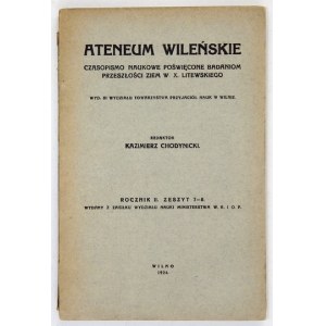 Vilnius Athenaeum. R. 2, str. 7-8: 1924.