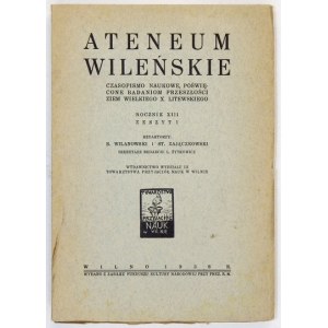 Vilniuser Athenäum. R. 13, ed. 1: 1938.