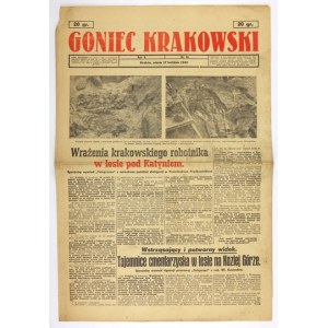 GONIEC Krakowski. R. 5, nr 90: 17 IV 1943. Groby katyńskie.