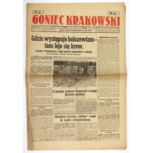 GONIEC Krakowski. R. 5, Nr. 125: 30/31 V 1943 Katyn Gräber, Katyn Liste....