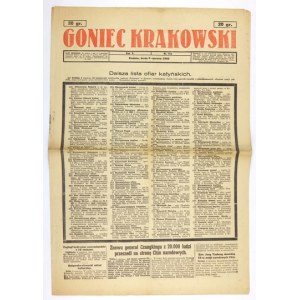 GONIEC Krakowski. R. 5, nr 133: 9 VI 1943. Lista katyńska.