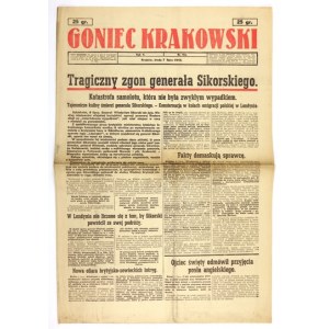 GONIEC Krakowski. R. 5, č. 155: 7. júla 1943 Gibraltárska katastrofa.