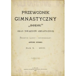 Gymnastika PRZEWODNIK Gimnastyczny Sokół. R. 10: 1890.