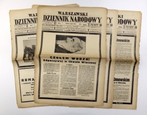 Funeral of R. Dmowski in the pages of 