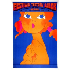 ŚWIERZY Waldemar - Festival of Puppet Theaters. Final review. Opole. 1969.