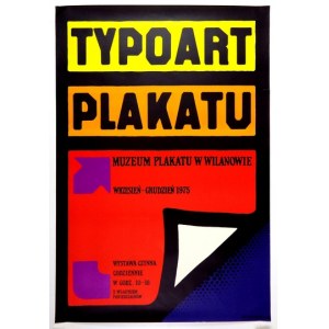 MŁODOŻENIEC Jan - Typoart plakatu. 1975.