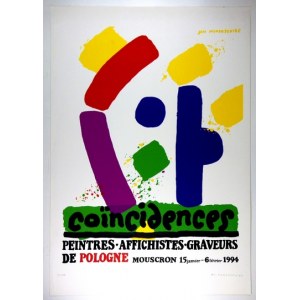 MŁODOŻENIEC Jan - Coincidences. Peintres, affichistes, graveurs de Pologne. 1994.
