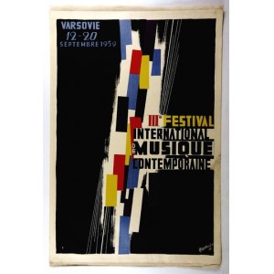 GRONOWSKI Tadeusz - III-e Festival International de Musique Contemporaine. 1959.