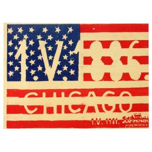 1. V. 1886; Chicago. 1. V. 1981. solidarita Malopolska. 1981.