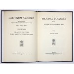 NANKE Czesław - Szlachta wołyńska wobec Konstytucyi Trzeciego Maja. Lwow 1907. tow. for the Promotion of Polish Science. 4, s. [4],...