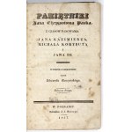 PASEK Jan Chryzostom - Spomienky ... Z obdobia vlády Jána Kazimíra, Michala Korybuta a Jána III. Vydané z rukopisu ...