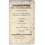 PASEK Jan Chryzostom - Memoirs ... From the reigns of Jan Kazimierz, Michal Korybut and Jan III. Published from manuscript ...