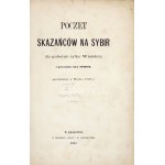 POKYN odsouzených na Sibiř do Vjatecké gubernie z povstání 1830/31, sepsaný ve Vjatce 1832.....